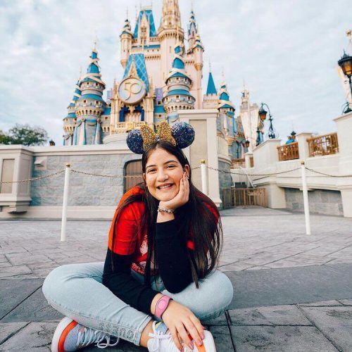 Berlitz Orlando Family Program Foto de Aluna na Disney